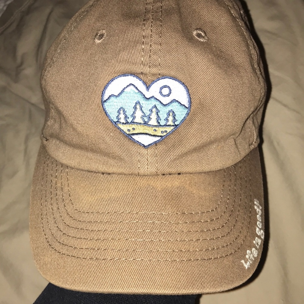 Brown life is good hat